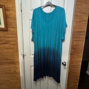 torrid Teal V-Neck Super Soft Knit Dress